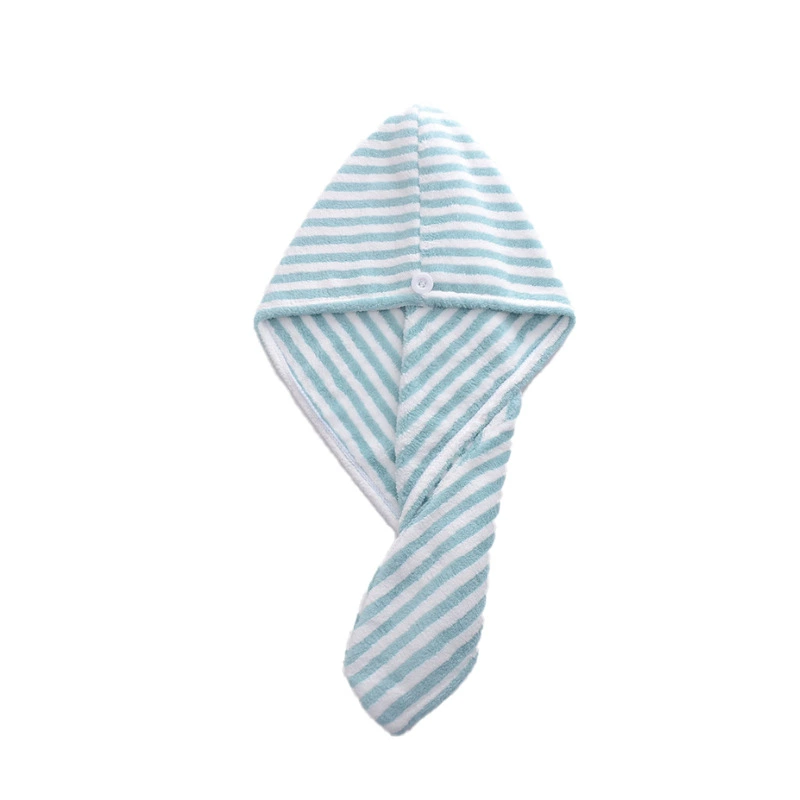 Coral hair towel, breathable cute dry cotton shower cap, (Cross-border trading), water absorbent
