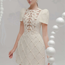 越南小众2025夏季新款设计师女装连衣裙小礼服裙设计感伴娘裙1810