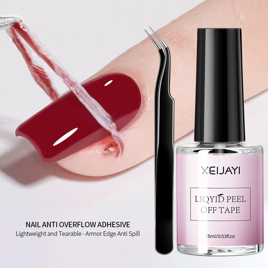 Glass bottle anti-overflow plastic bending tweezers