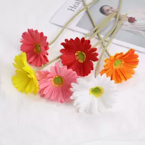 ดอกเยอบีร่าปลอม ดอกไม้ปลอม PU