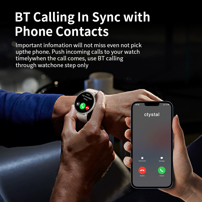 LIGE Unisex Smart Watch with Blood Pressure & Heart Rate Monitoring Bluetooth Connectivity Music & Photography Features Business Luxury/Sport Style_voghion.com