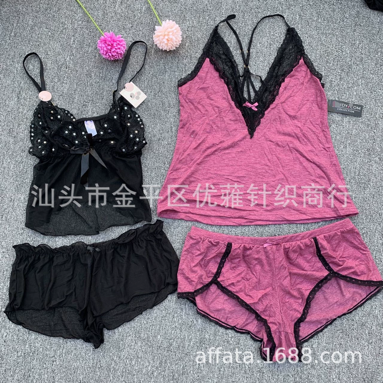 Пижама, комплект, нижнее белье, оптом, ebay, европейский стиль