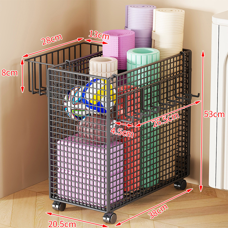 아테네 블랙 + 후크 걸이 바구니 [업그레이드 및 접이식]