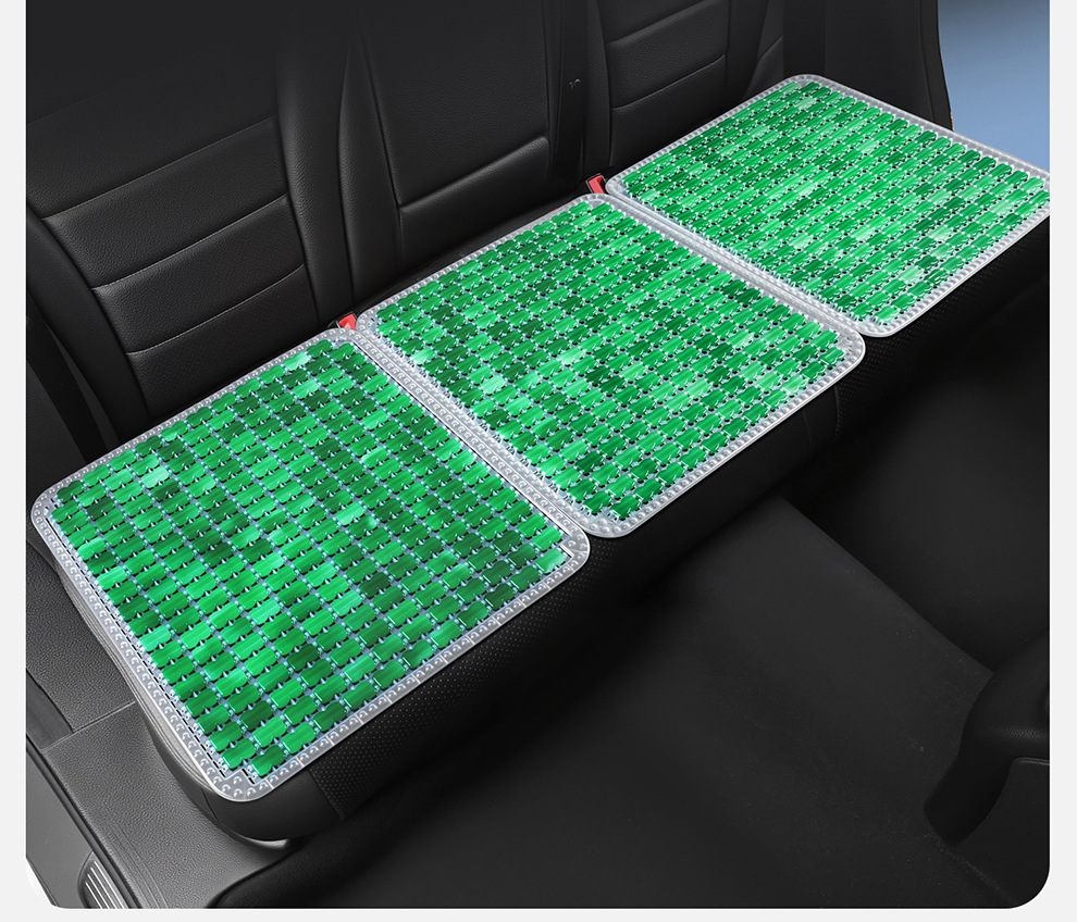 Resin Breathable Mahjong Imitation Jade Tpe Gel Car Seat Cushion Summer Cooling Pad Office Chair Cushion for Long Sitting