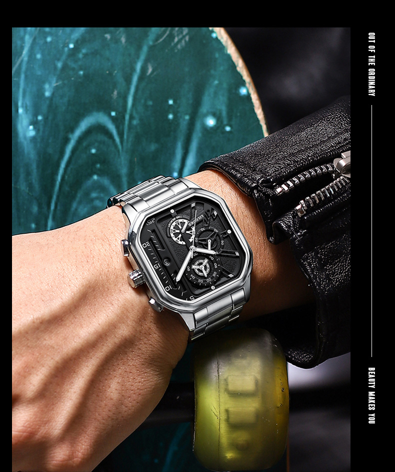 Uued kuumalt müüdavad meeste käekellad, ehtsad ehtsad veekindlad helendavad käekellad, populaarsed meeste käekellad, ärimood kvartskellad, meeste käekellad_voghion.com