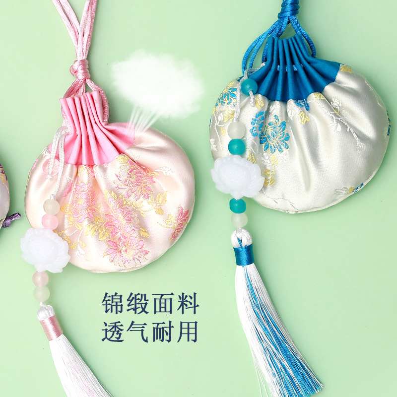 Sachet embroidery palace sachet empty bag lavender mugwort sachet purse purse portable pendant sachet empty bag low price
