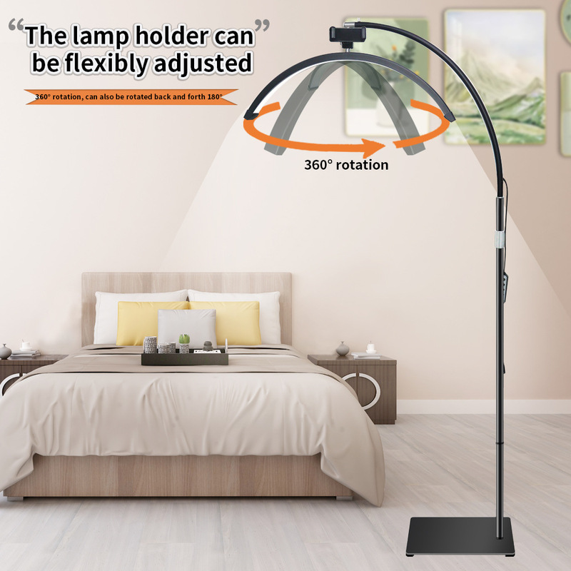 24inch Half-moon Eyelash Lamp Beauty Beauty Makeup Lamp Full Light Fill Light Moon Lamp Half-moon Photography Supplement