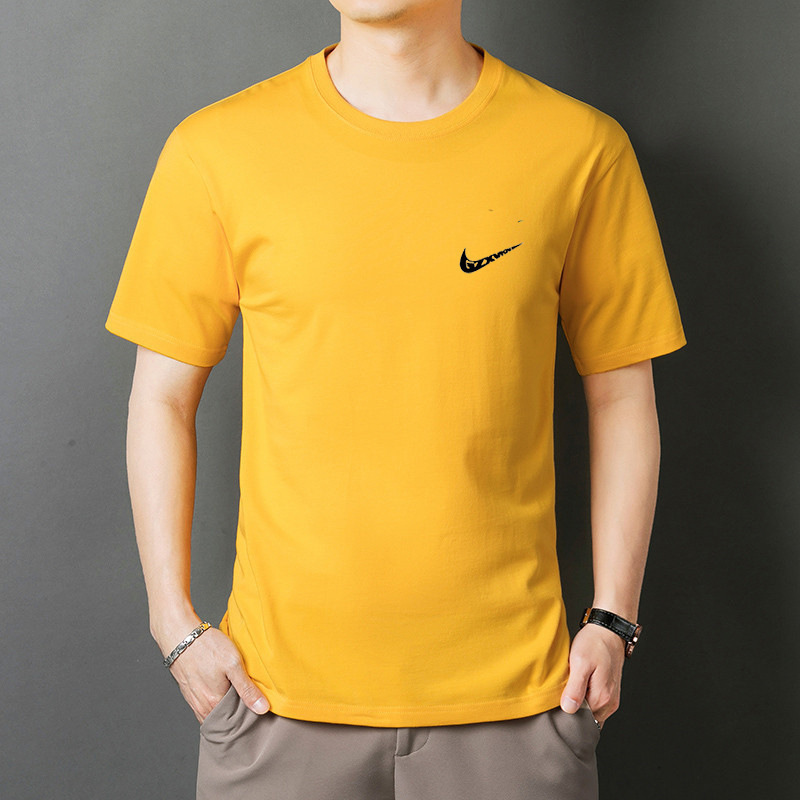 Men's T-Shirt 2026 Summer New Sports Men's Cotton Short-Sleeved T-Shirt Men's Fashion Brand Loose Round Neck Top T-Shirt Men's T-Shirt 2026 Summer New Sports Men's Cotton Short-Sleeved T-Shirt Men's Fashion Brand Loose Round Neck Top T-Shirt