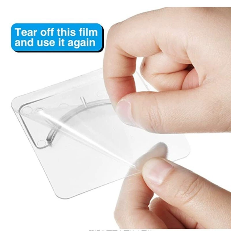 Shower Curtain Rod Bracket, Adhesive Wall-Mounted Shower Rod Holder, No-Drill Towel Rod Installation Fixer, Rod Support Shower Curtain Rod Bracket, Adhesive Wall-Mounted Shower Rod Holder, No-Drill Towel Rod Installation Fixer, Rod Support
