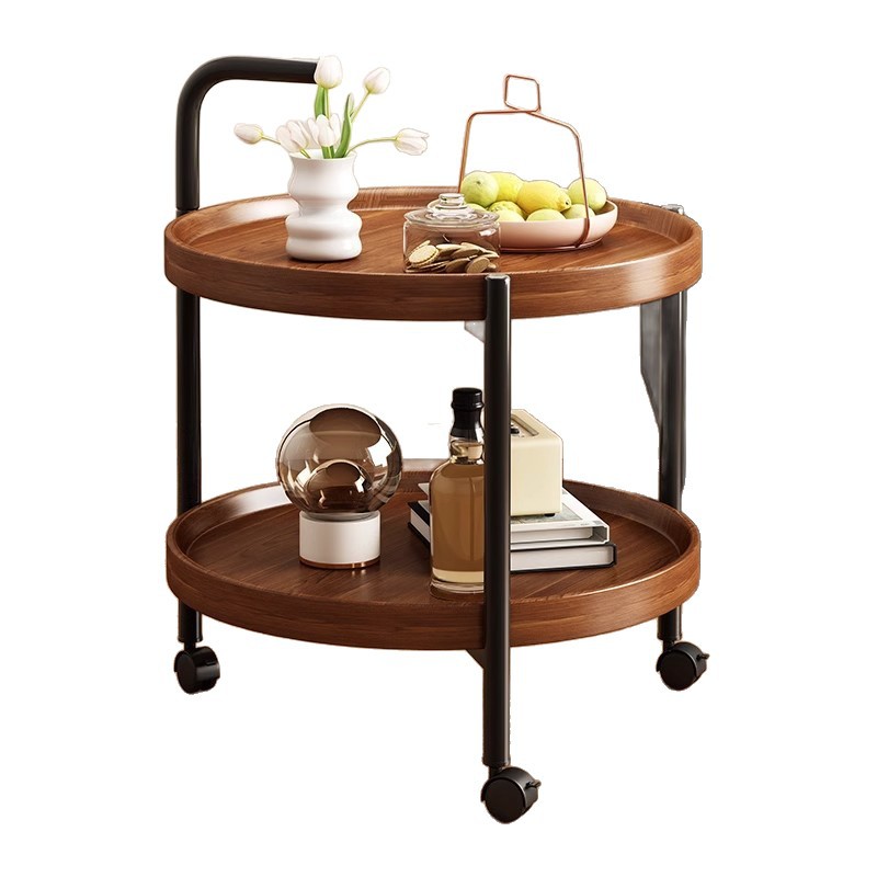 Carrinos móviles de estilo nórdico, mesas de té, sofá, salón, mesas caseras, mesas de té modernas y simples.