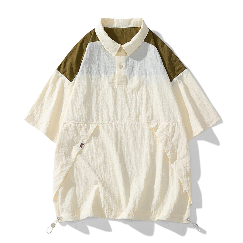 남성용 태양 보호 의류 승마 패션 태양 보호 의류 반팔 피부 의류 초박형 안티 자외선 낚시 의류 패션 코트