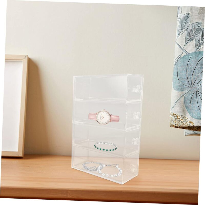 Acrylic Jewelry Display, Desktop Glasses and Sunglasses Display Box, Dust-Proof Stationery Drawer-Type Storage Box Acrylic Jewelry Display, Desktop Glasses and Sunglasses Display Box, Dust-Proof Stationery Drawer-Type Storage Box