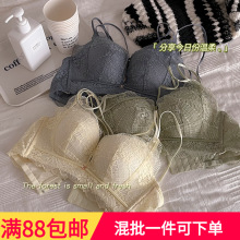 佳之纯夏季1888加厚馒头杯5mm小胸聚拢蕾丝深V美胸交叉带文胸内衣