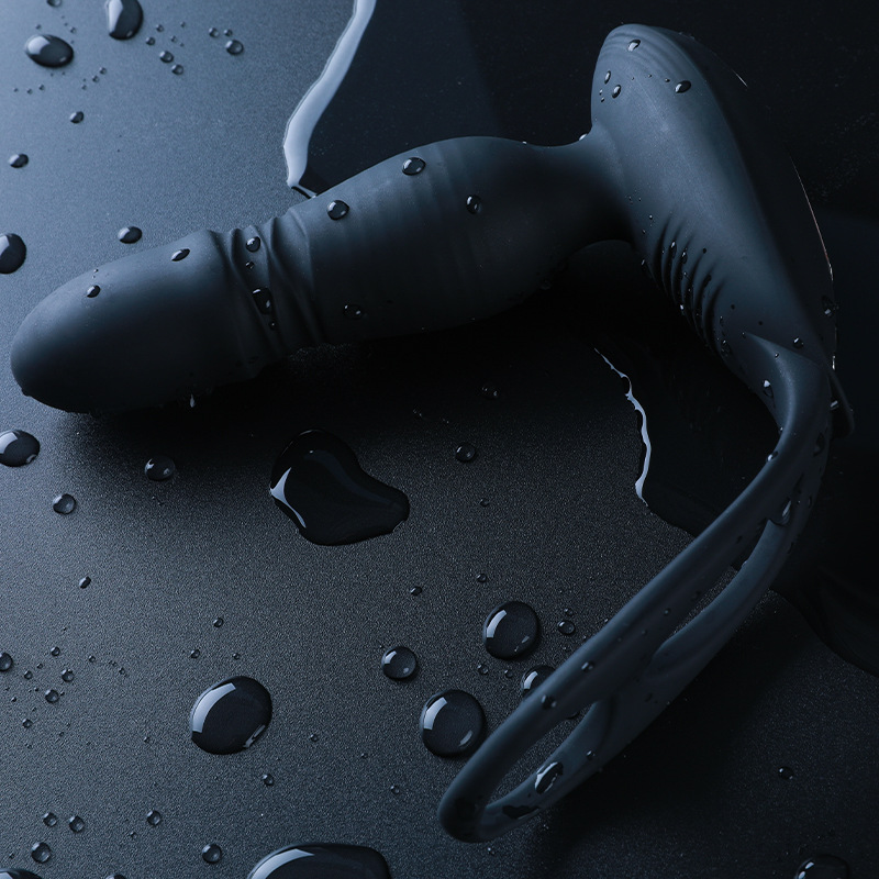 男用無線遙控智能伸縮前列腺按摩器男性電動(dòng)震動(dòng)肛塞可穿戴自慰器