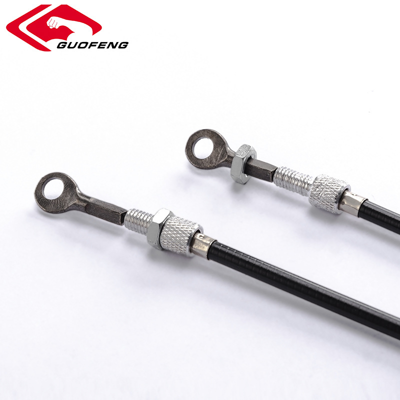 Línea de control de motocicleta de vehículo eléctrico Línea de tracción de control de bicicleta Línea de freno de dos partes