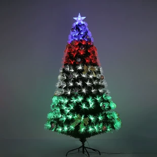 Большая уличная ёлка с LED-подсветкой и сменой режимов