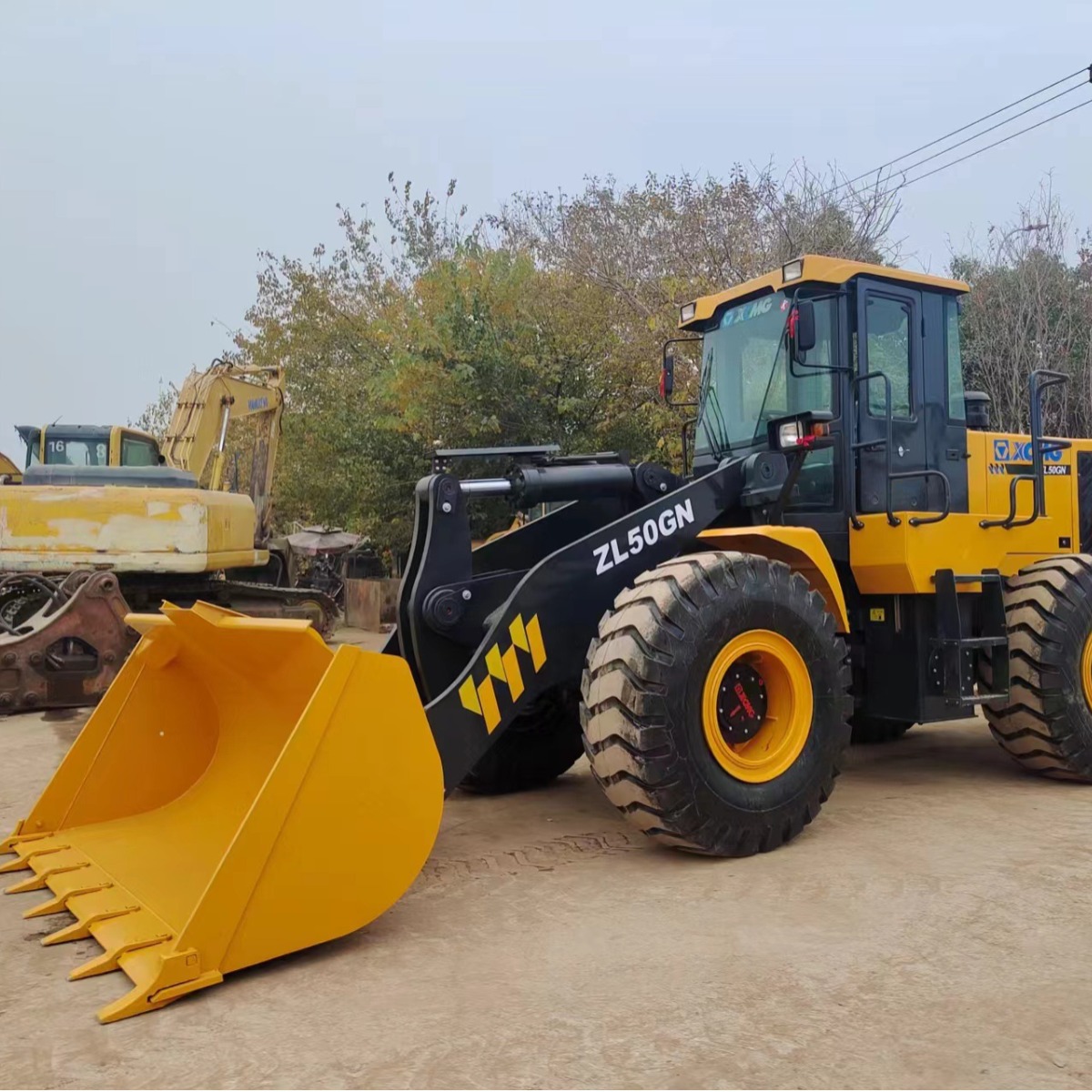 Exportación directa en el extranjero de alta calidad de segunda mano XCMG 50GN 500KV cargadora 90% nueva garantía de calidad
