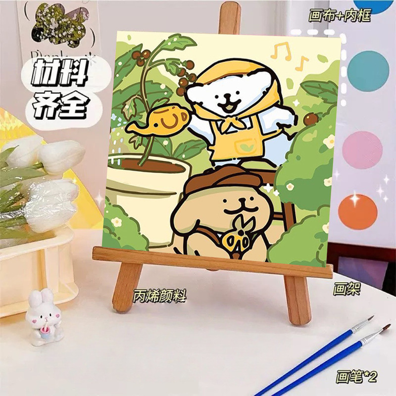 コナンデジタル油絵DIY手塗り怪盗キッドアニメアクリルメーカー卸売装飾画|undefined