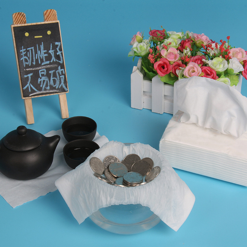 Hotel tejido caja completa al por mayor Hotel habitación comercial bolsa blanca tejido KTV baño de pies extraíble tejido facial