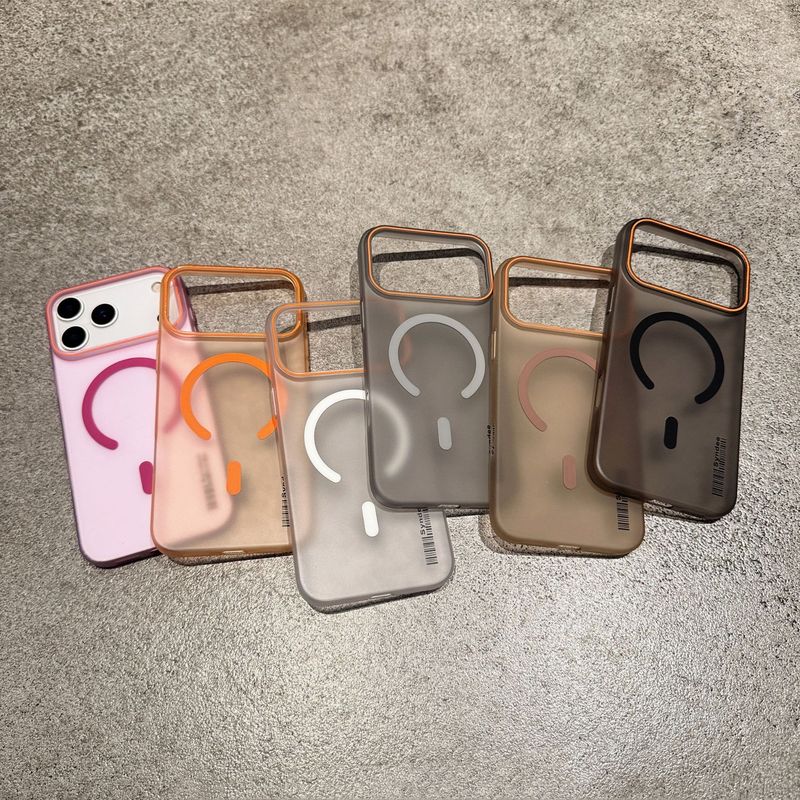 苹果17promax半透磁吸手机壳 iPhone16肤感磨砂15/14柔砂13保护套|undefined