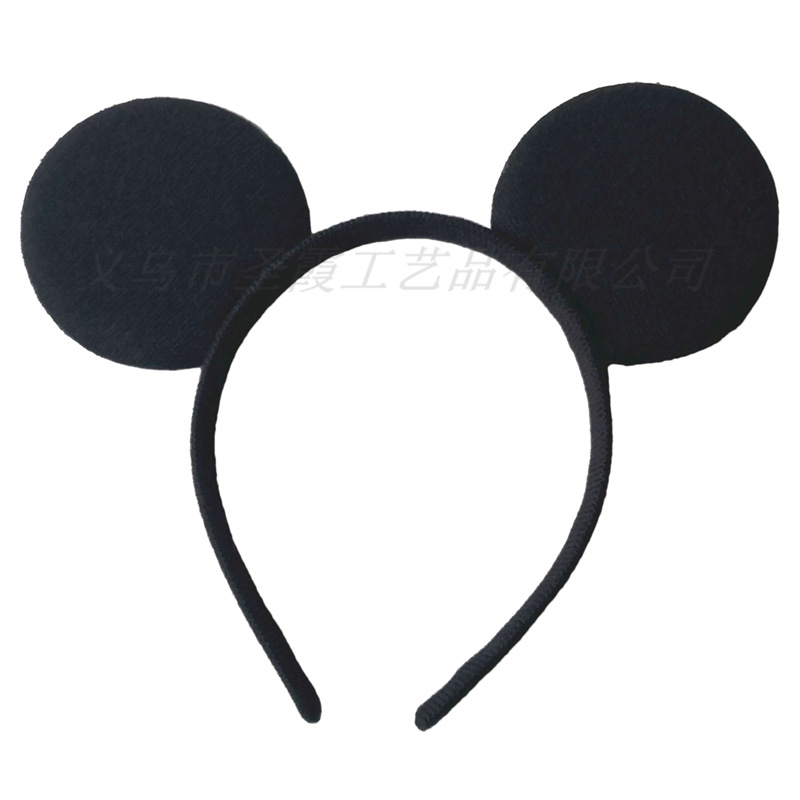 Día DE LOS NIÑOS Mickey Minnie tocado partido rendimiento Mickey Mouse oído diadema guantes payaso traje de nariz