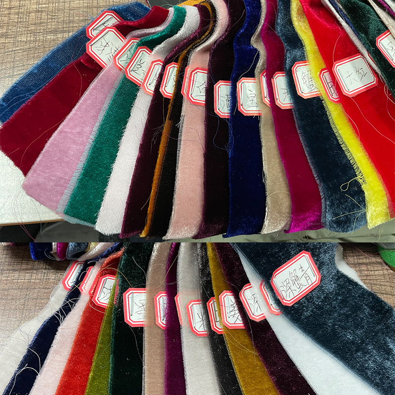 Amazon nueva cinta tira de tela de terciopelo desmenuzado borde áspero cisne simulación cinturón de terciopelo boda corbata con flor bolsa decoración