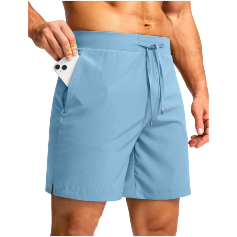 Cross-Border Men's Sports Training Shorts Outdoor Swimming Fitness Breathable Quick-Drying Casual American Style Five-Point Pants Cross-Border Men's Sports Training Shorts Outdoor Swimming Fitness Breathable Quick-Drying Casual American Style Five-Point Pants