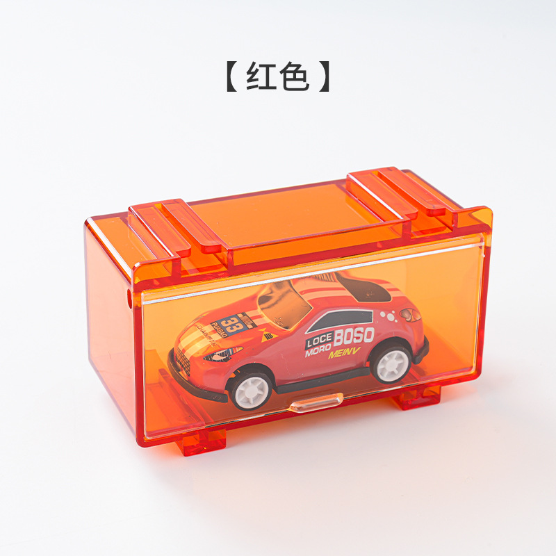 Domika 1: 64 caja de almacenamiento modelo de automóvil de aleación de juguetes de carro de almacenamiento marco de carro de modelo de carro de exhibición caja de almacenamiento