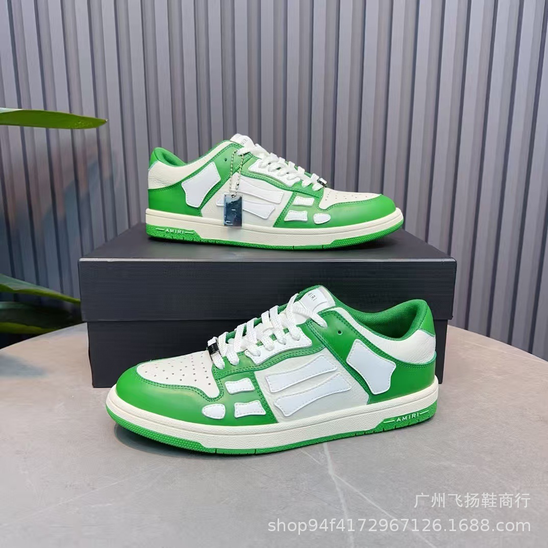retro two-tone demi-season leather breathable sneakers platform for…
