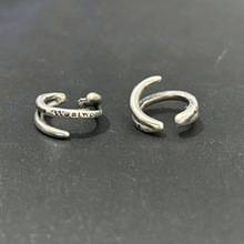 西太后耳饰耳饰薇薇安无洞挂耳式做旧耳骨夹中性土星耳夹