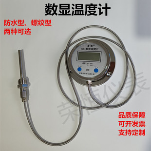 J8Wst Probe with Line Digital Display Thermometer Waterproof 1 Digital 49 Measurement High-Precision Water Temperature Meter Dtm Industrial Resistance G3