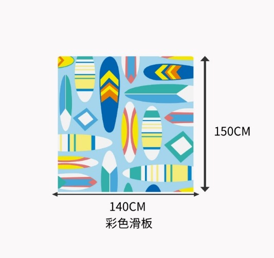 Color skateboard