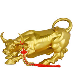 銅牛擺件大小號華爾街牛招財補角旺市牛氣沖天客廳辦公室擺設