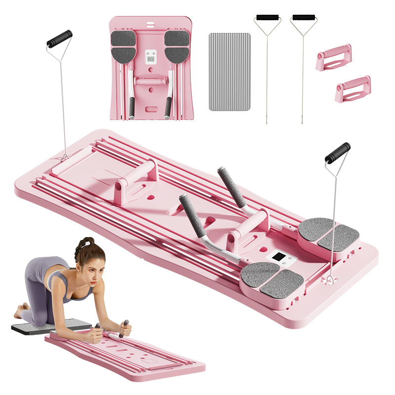 Cross-border fitness board multifuncional plegable en el hogar ejercicio abdominal chaleco línea placa de flexiones Pilates portátil