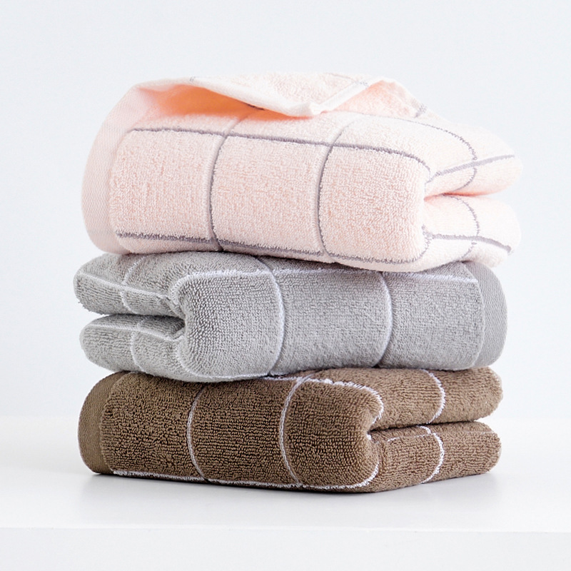 Haushaltswaren aus reiner Baumwolle, Großhandel für Damen und Herren, weiche, saugfähige, dicke Gesichtstücher aus 100 % Baumwolle, Geschenk-Logo_voghion.com