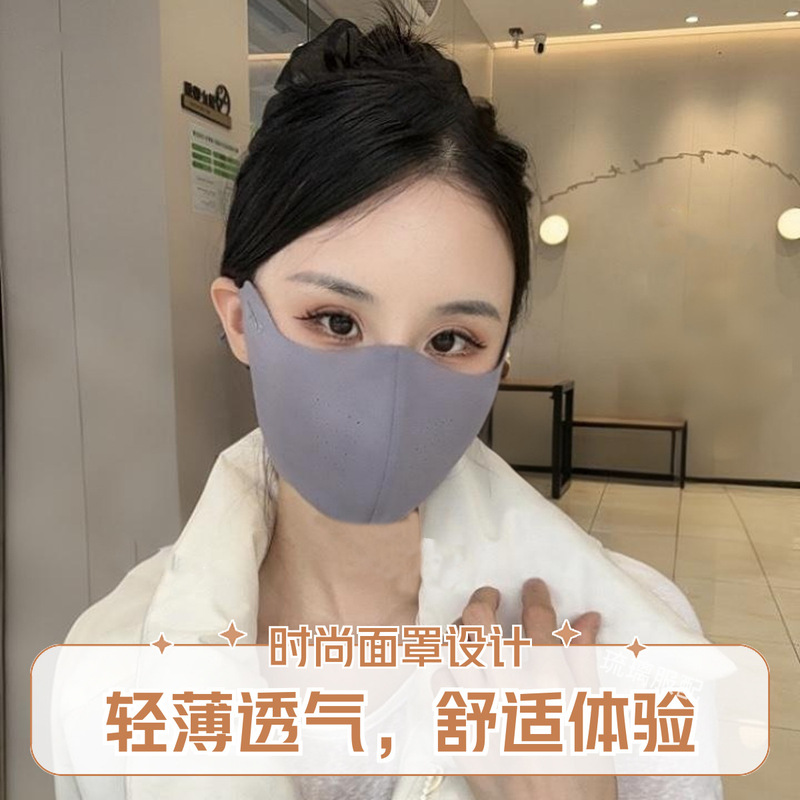 2025年新款内置软鱼骨3D立体口罩秋冬护眼角防紫外线防风加绒面罩|undefined