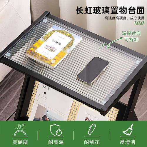 Coffee table cabinet small table tea room mobile tea table living room household tea cup set tea table simple modern