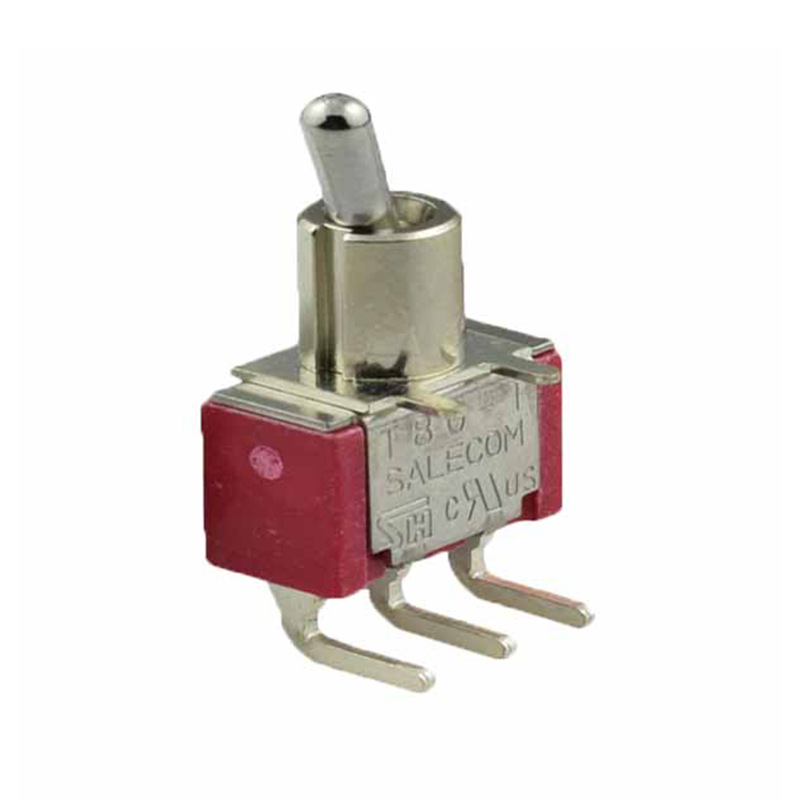 钮子开关12mm防水摇头摇臂拨动T80-T三脚两档仪器设备手拨开关SH