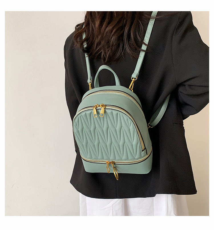 Fashion Geometric Solid Color Backpack Wholesale display picture 10