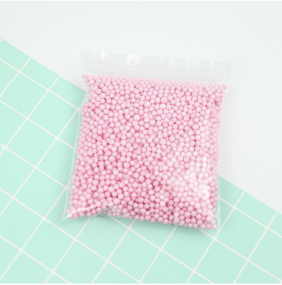 4-6mm macaron color bola de espuma material hecho a mano bricolaje Bola de partículas delgadas Planeta de flujo de relleno decorativo
