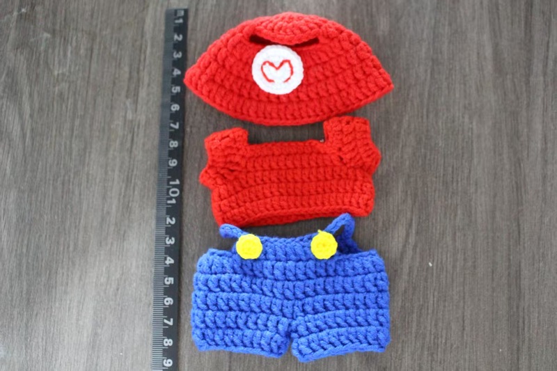 既製ベビー服ラブブベビー服 15-17cm 手作りかぎ針編み服ラブブベビーかわいい装飾アクセサリー|undefined