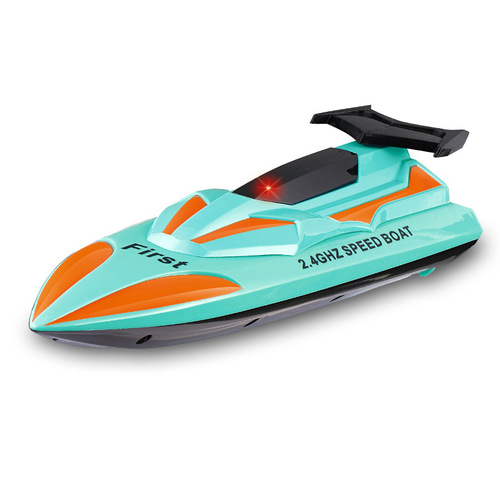 Cross-border high-speed remote control speedboat 2.4G water remote control toy double propeller children's wireless electric remote control boat
