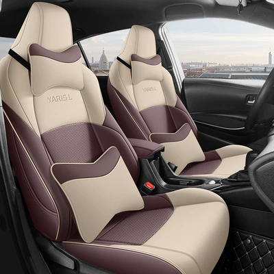 Modelə uyğun (Original) oturacaq örtükləri – four seasons GM seat cover - coffee-to-rice-deluxe-edition-zhixuans-special-five-seat-leather-full-front-row-half-package-in-the-back-row