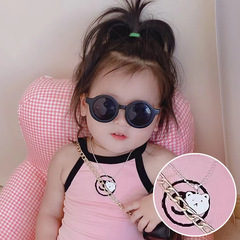 Adorable Teddy Bear Necklace with Ins Engraving, Round Bead Necklace for Parent-Child, Baby Anti-Lost Necklace DIY Children's 925 Silver