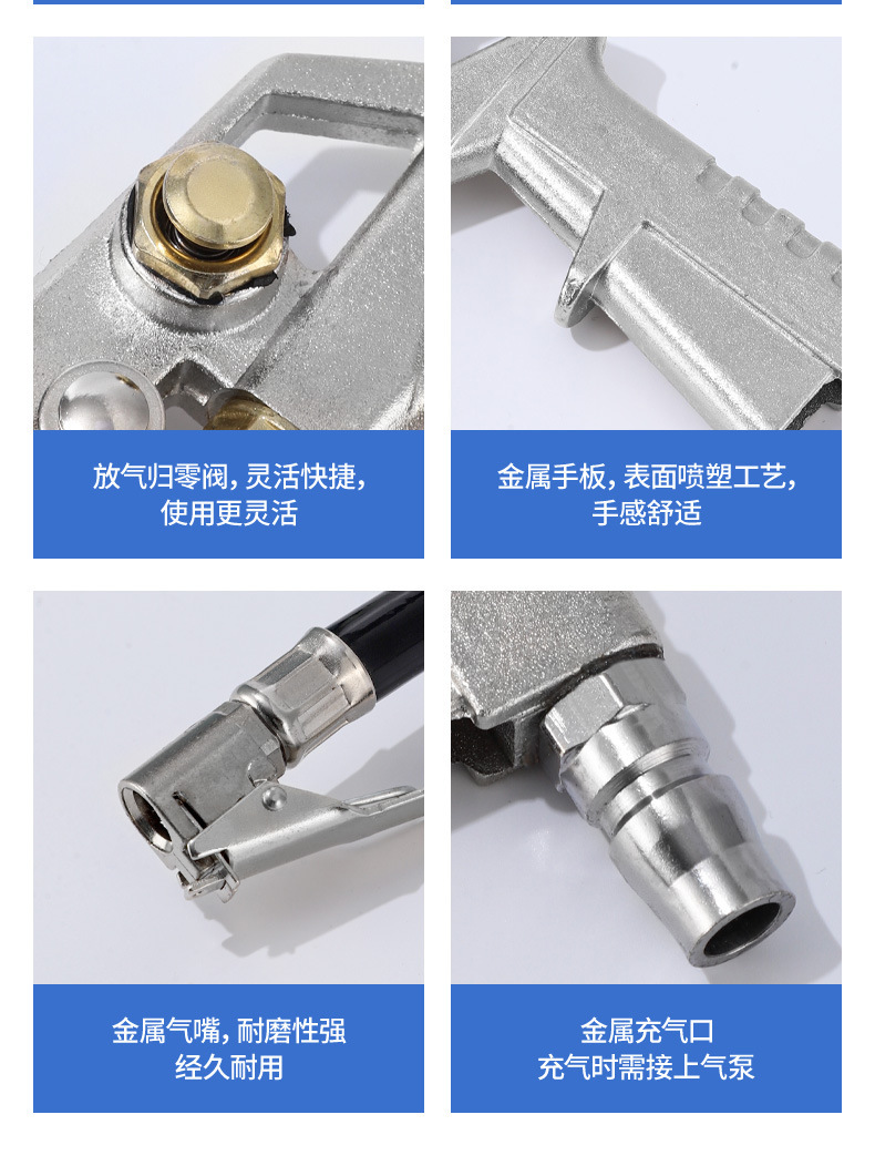Customized Car Tire Pressure Gauge, Motorcycle Inflation Gun, High-Precision Tire Pressure Gun, Pressure Gauge, Tire Pressure Tester, Inflator