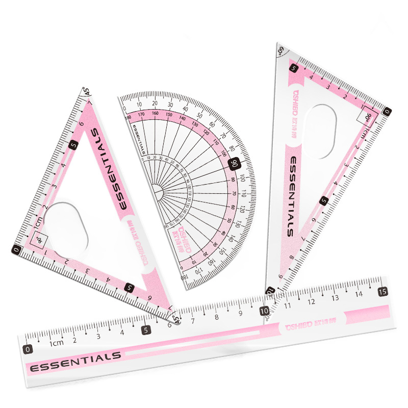 Juego de reglas de brújula para estudiantes de herramientas de dibujo para estudiantes de secundaria primaria de dibujo profesional especial