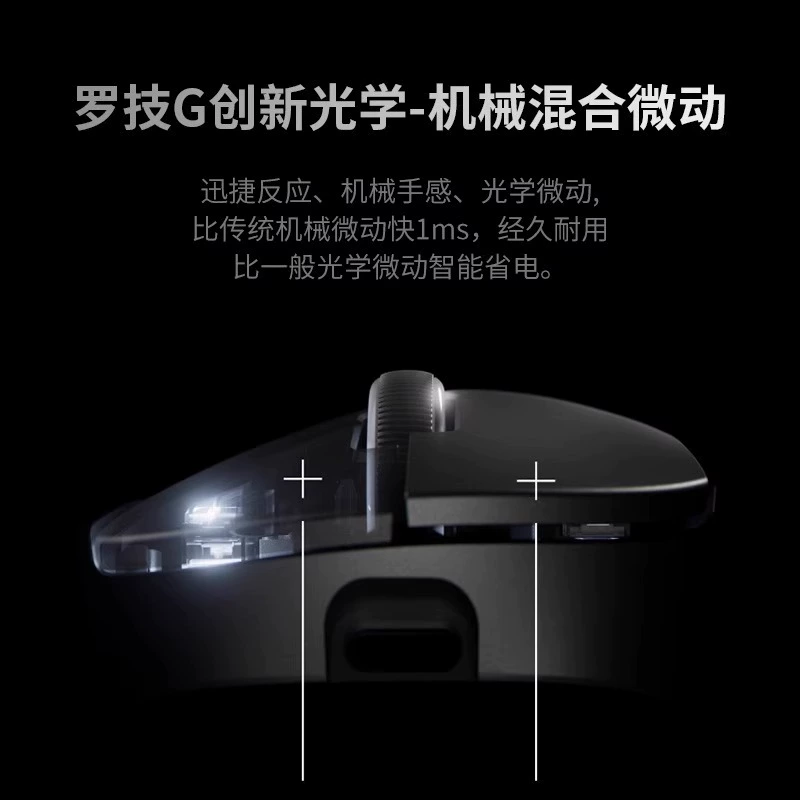 Logitech GPW4 Hawkeye двунаправленная беспроводная мышь киберспорт игра 8k bullshit король четвертого поколения асимметричный дизайн