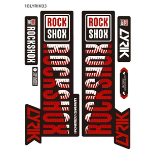 2018 LYRIK ROCK-SHOX Dağ Velosipedi Çəngəl Stikeri Rockshox Dekal