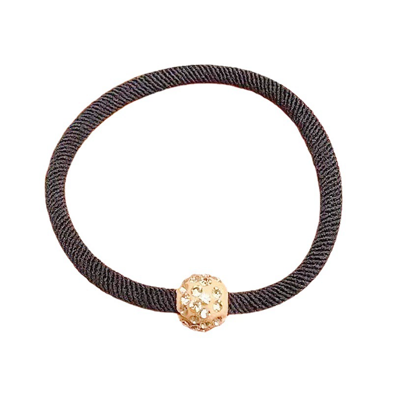 Сеульские товары из Южной Кореи, милый кожаный шнурок для волос, хвостик, аксессуар для волос, чехол, простой и элегантный дизайн