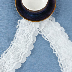 Exquisite lace, pleated lace, wedding dress lace accessories factory